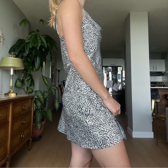 Dynamite Printed Cowl Neck Mini Dress - Picture 3 of 10